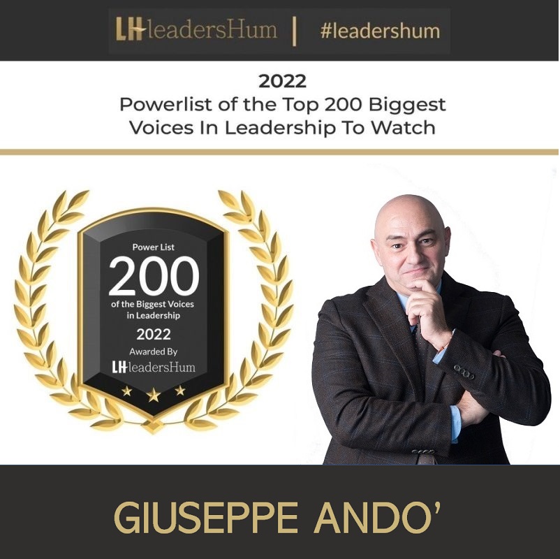 LeadersHum Top 200 Biggest Voices in Leadership 2022 - Giuseppe Ando